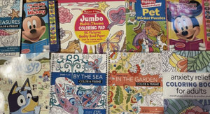Activity books and coloring books