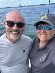 Jeanine and Eddie with big smiles