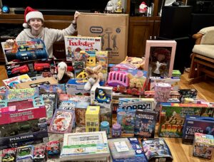 The holiday haul collected by Phoebe
