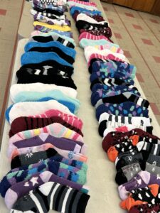 Fuzzy socks for warm toes